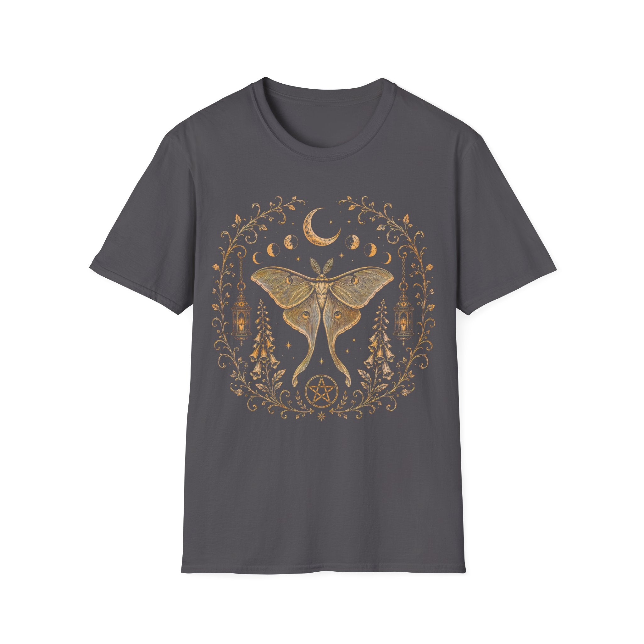 Celestial Luna Moth Botanical T-Shirt