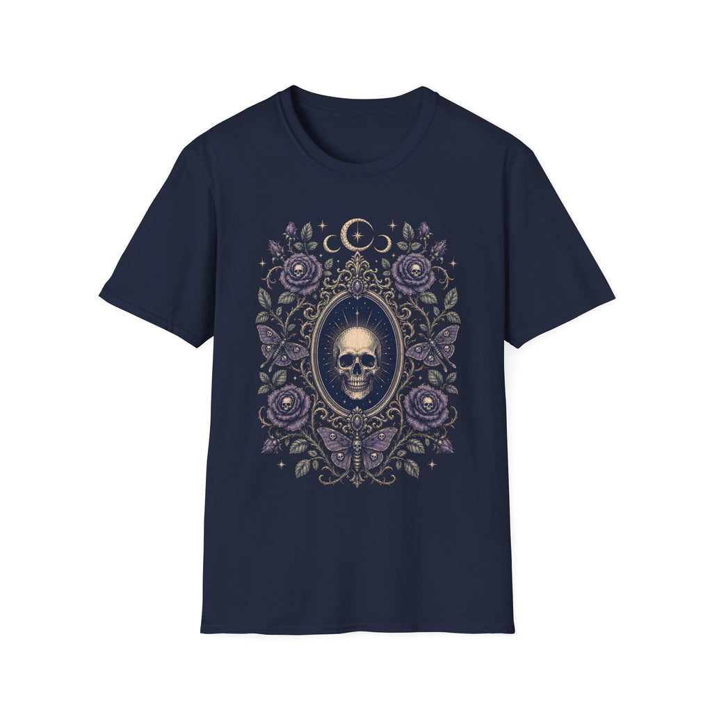 Moths Roses The Witch's Mirror T-Shirt