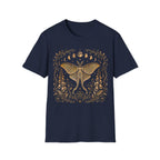 Celestial Luna Moth & Moon Phases T-Shirt