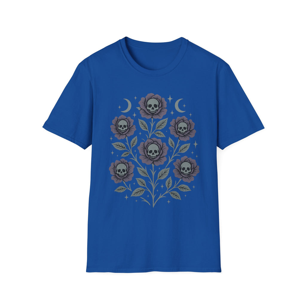 Celestial Skull Rose Bouquet T-Shirt