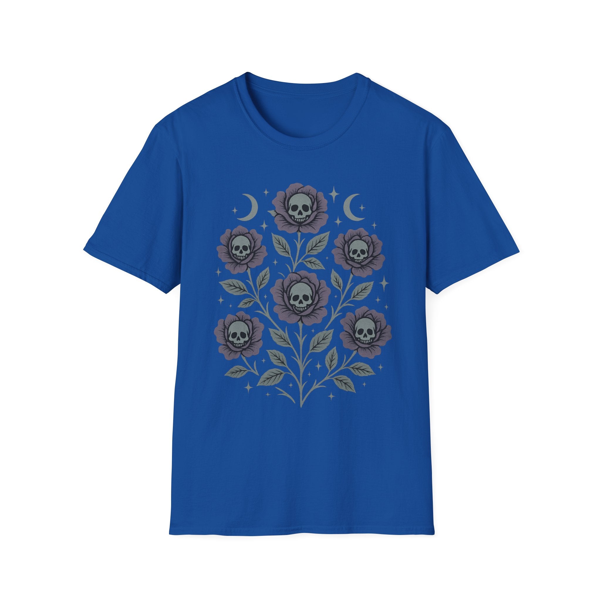 Celestial Skull Rose Bouquet T-Shirt