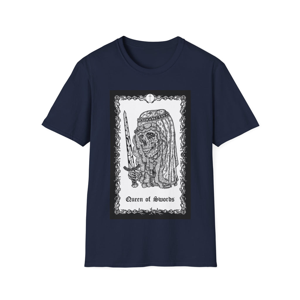 The Queen of Swords Tarot Card T-Shirt