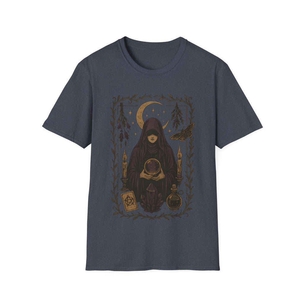 Veiled Witch Crystal Oracle T-Shirt