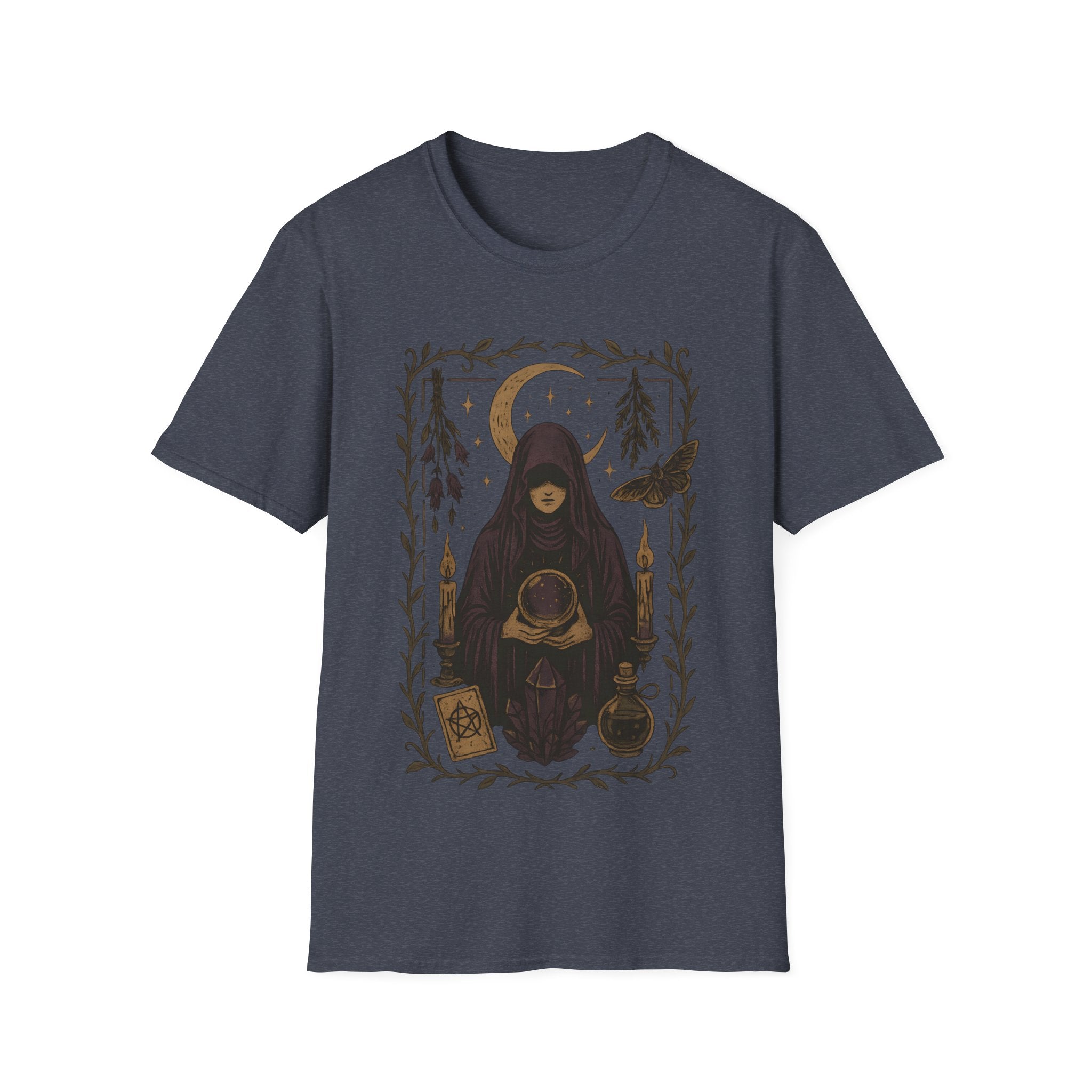 Veiled Witch Crystal Oracle T-Shirt