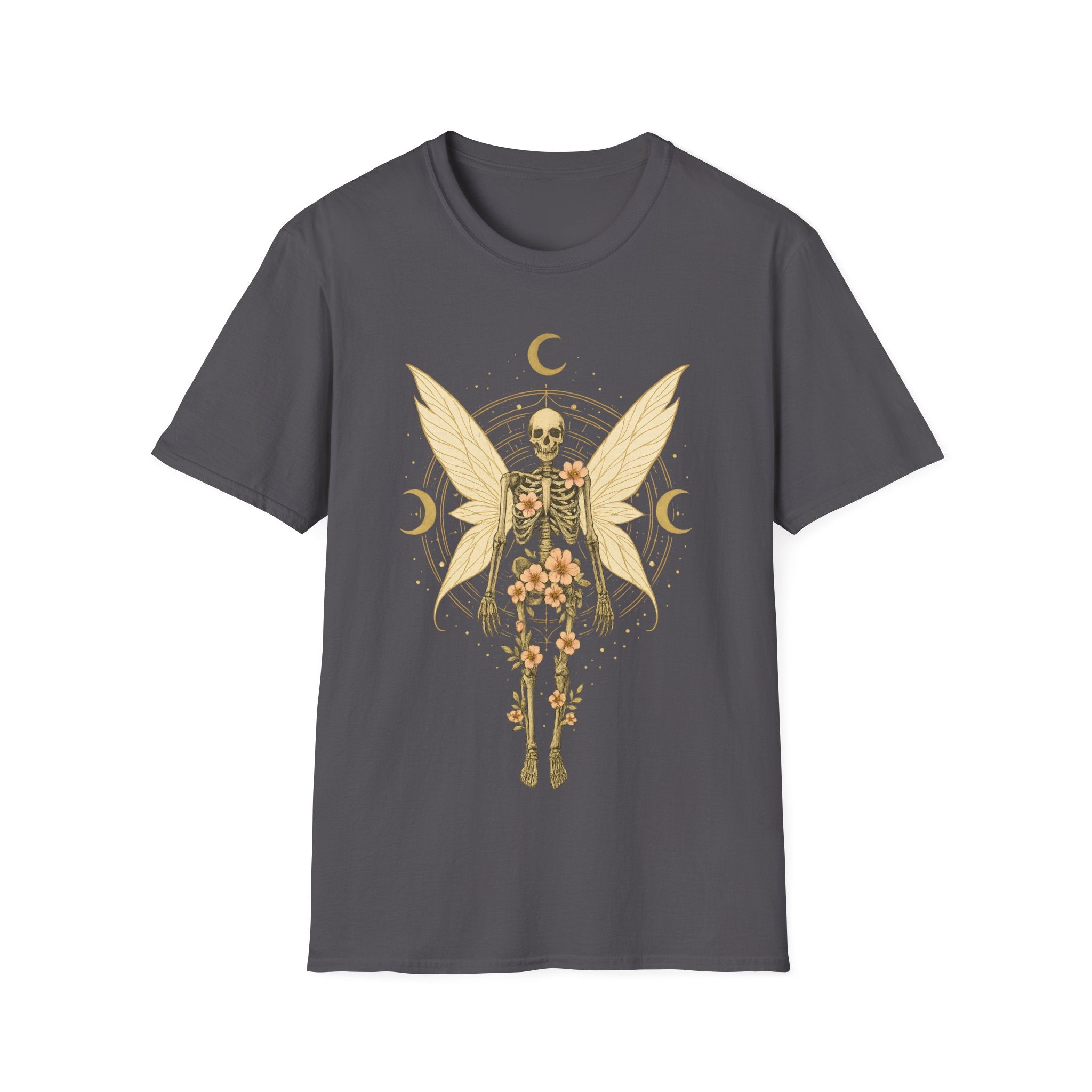 Gothic Fairycore Celestial Fairy Skeleton T-Shirt
