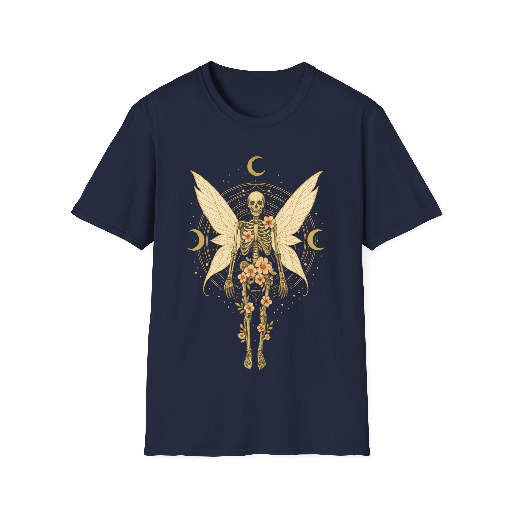 Gothic Fairycore Celestial Fairy Skeleton T-Shirt