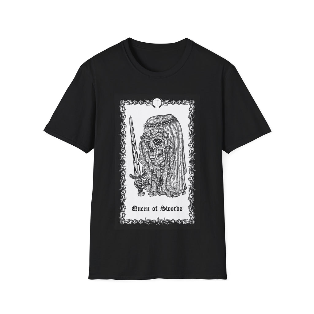 The Queen of Swords Tarot Card T-Shirt