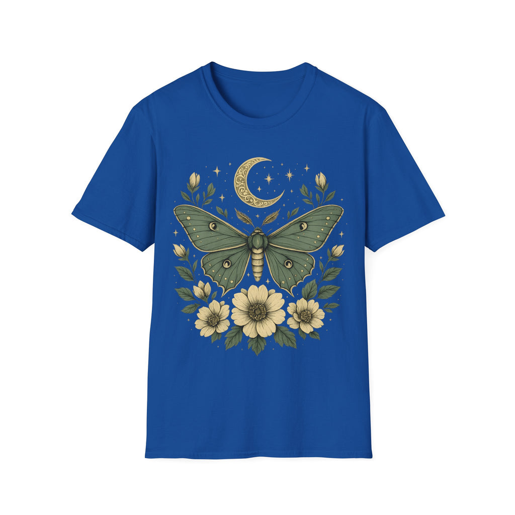 Dreamy Vintage Botanical Moth T-Shirt