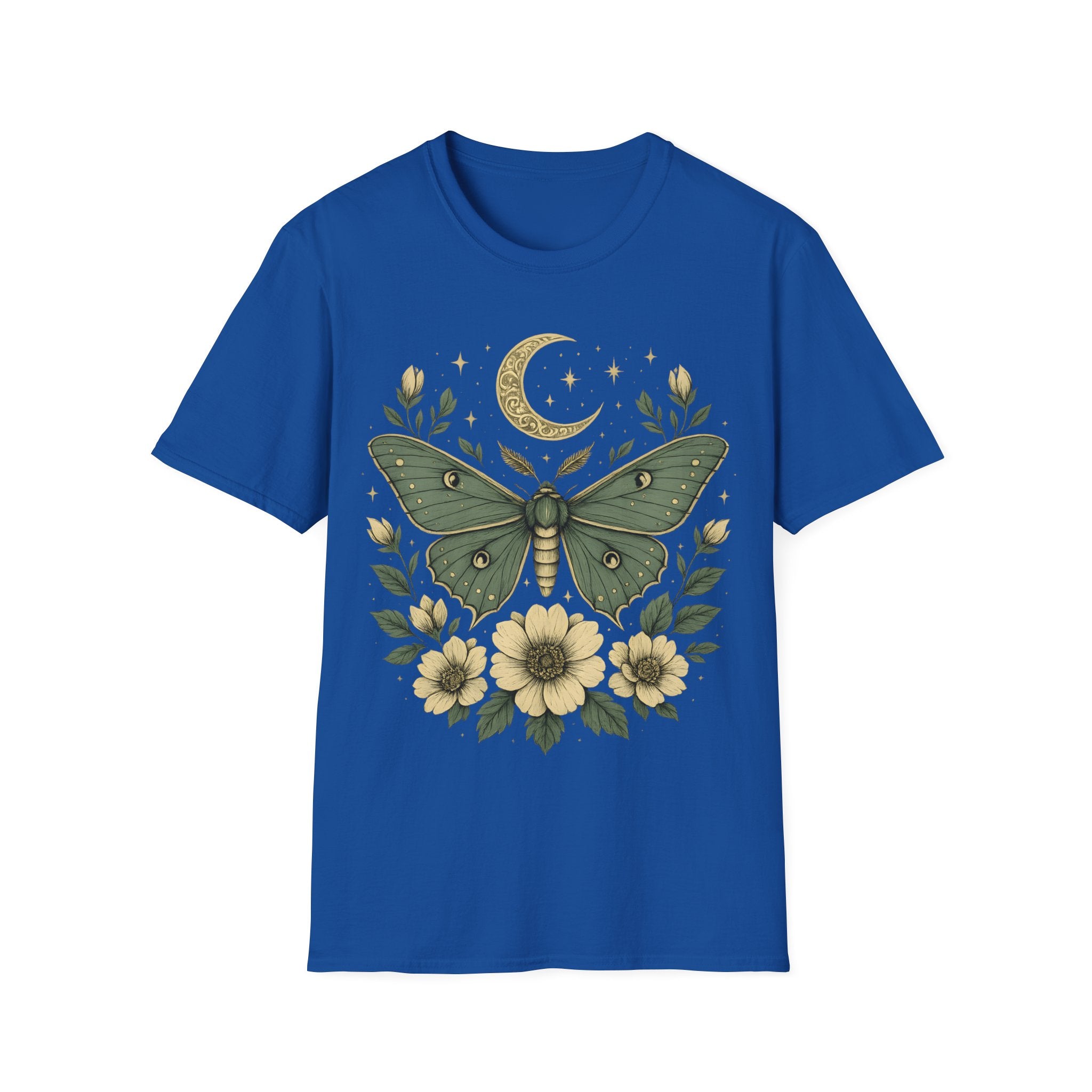Dreamy Vintage Botanical Moth T-Shirt