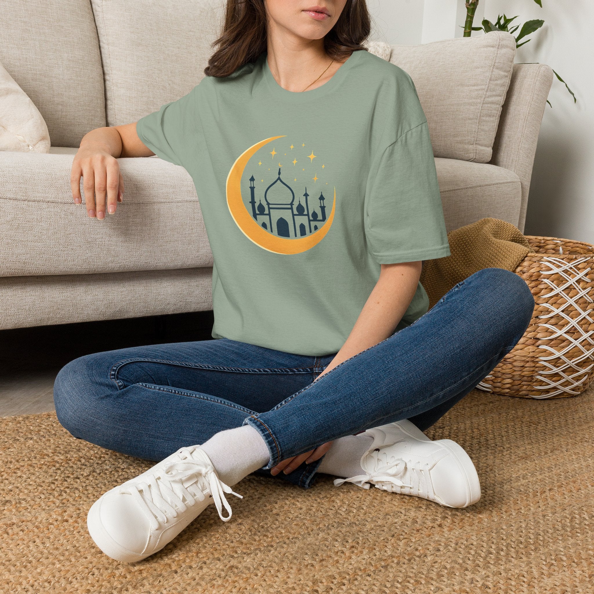 Moon Over Mosque T-Shirt