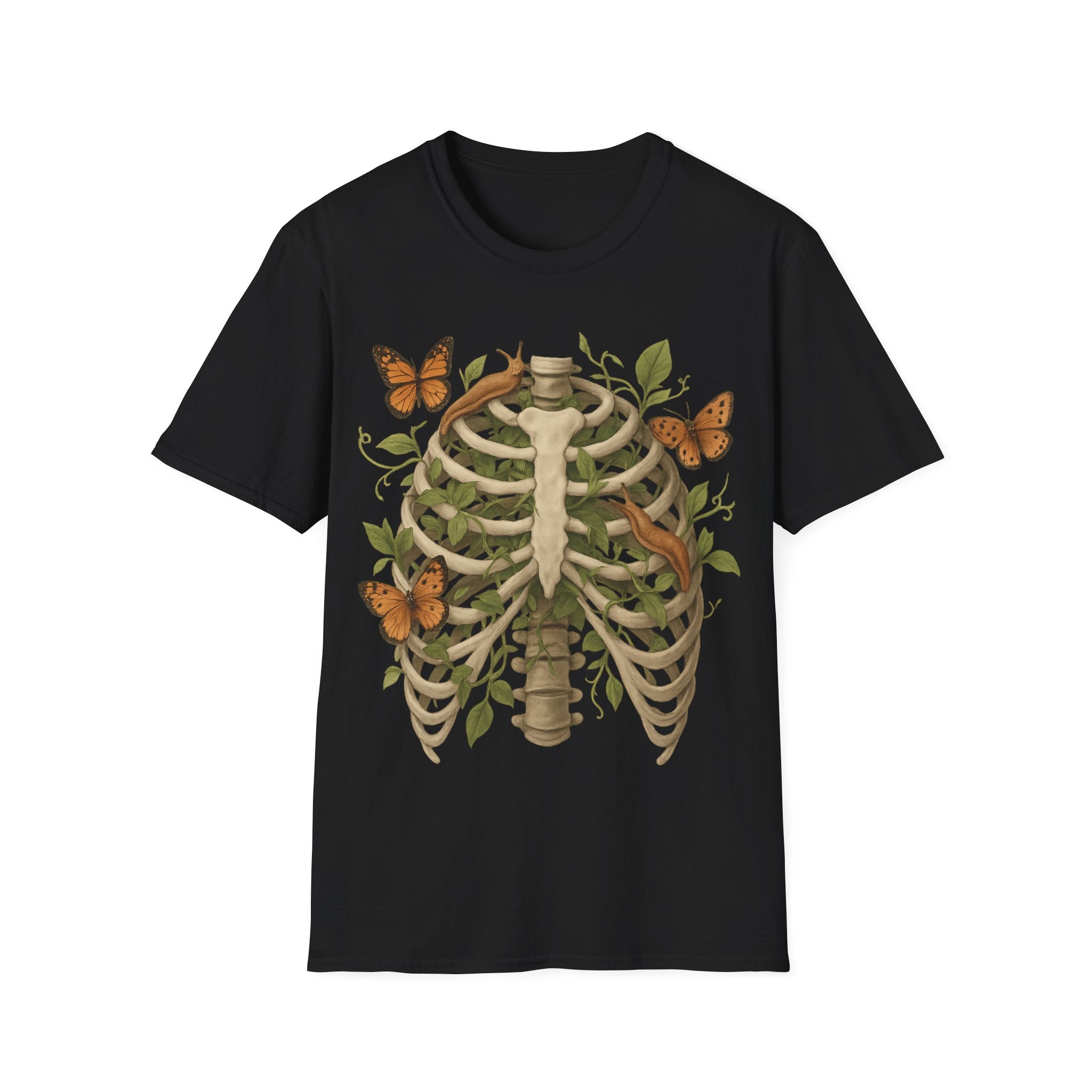 Whimsical Forestcore Ribcage T-Shirt