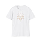 Golden lotus mandala T-Shirt