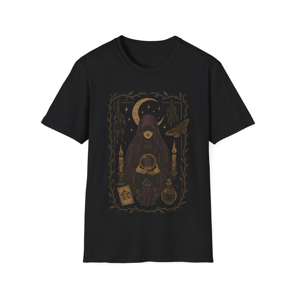 Veiled Witch Crystal Oracle T-Shirt