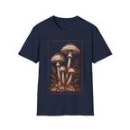 Vintage Woodland Mushroom Illustration T-Shirt