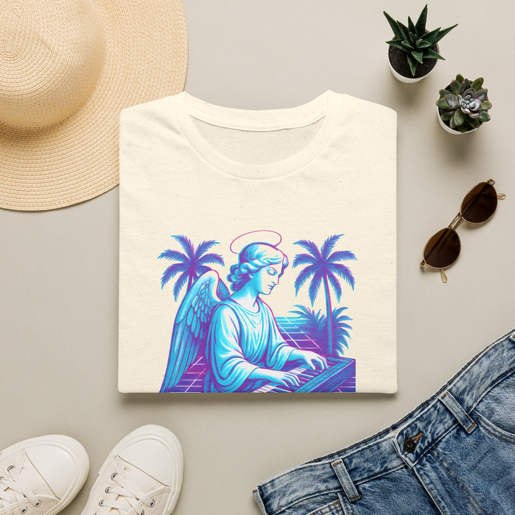 Neon Angel Pianist T-Shirt