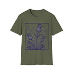 Wild Thistles And Meadow Grasses Antique Botanical T-Shirt