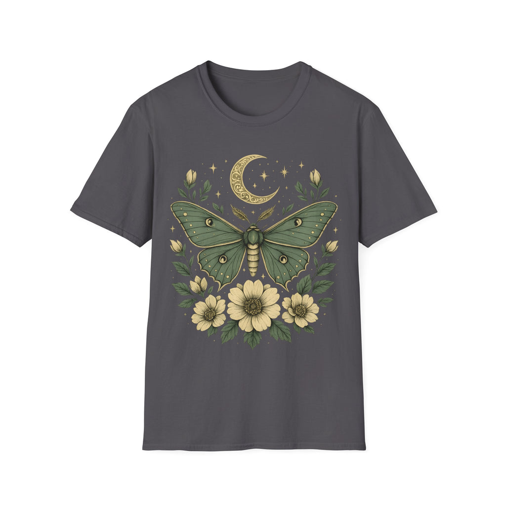 Dreamy Vintage Botanical Moth T-Shirt