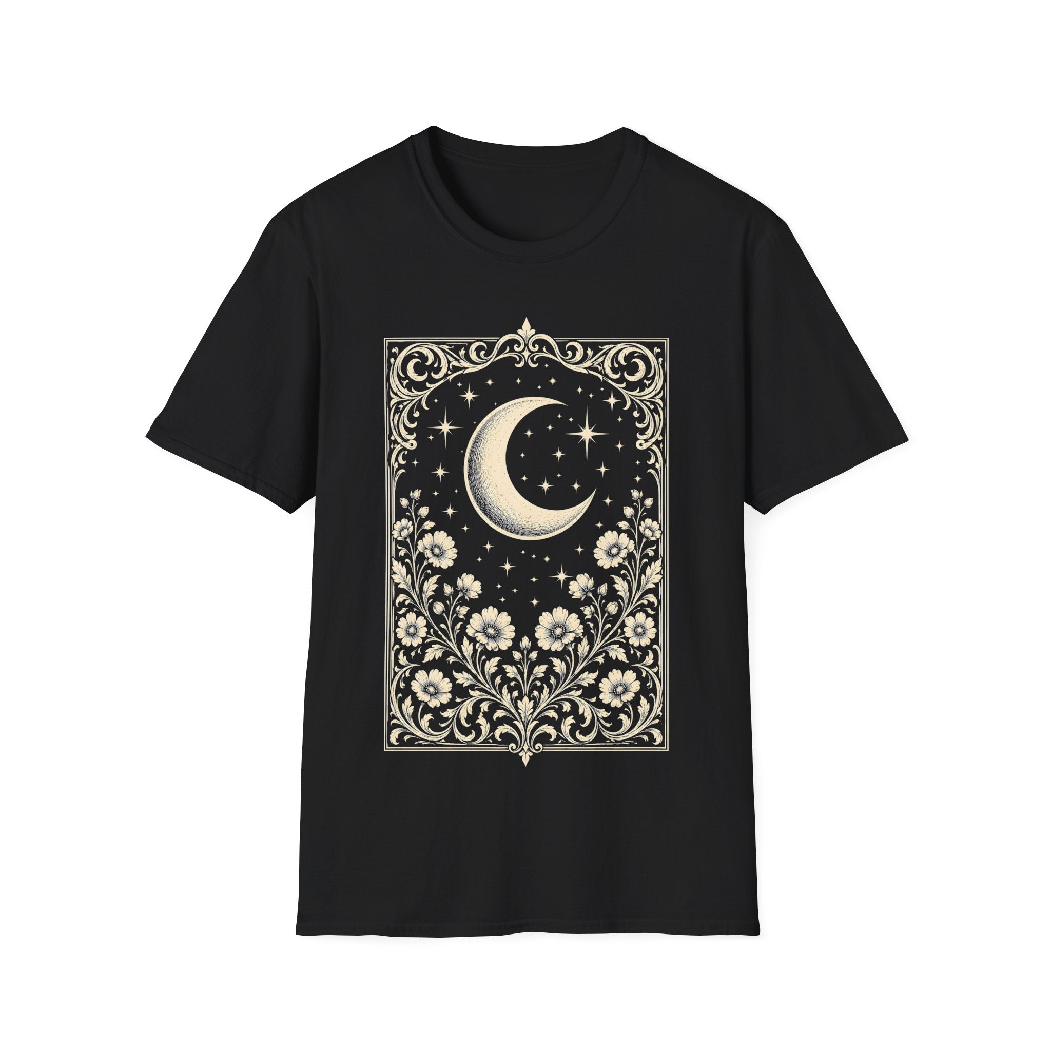 Moonlit Wildflowers Floral T-Shirt