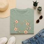Floral Heart Rosary T-Shirt