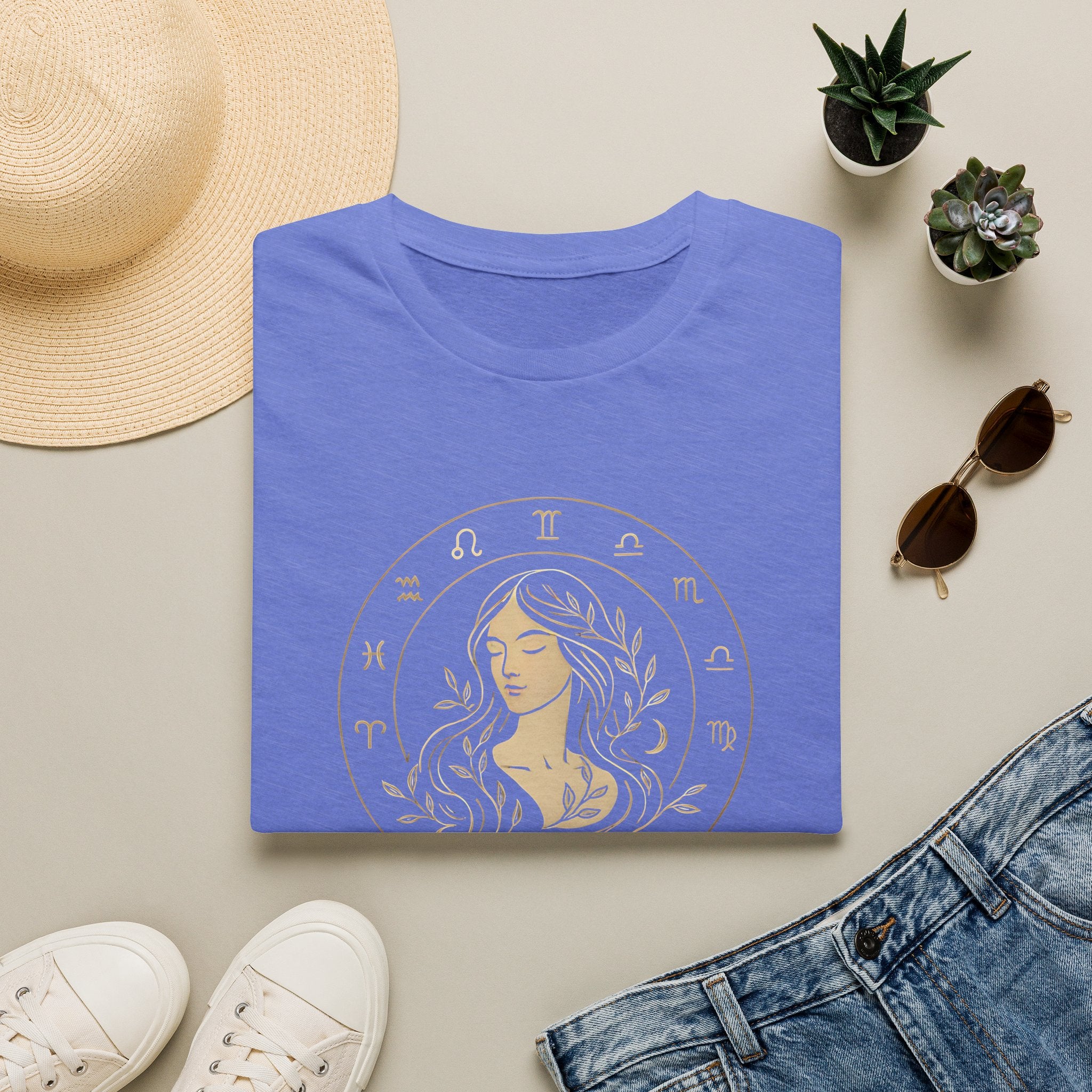 Zodiac Circle Illustration T-Shirt