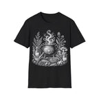 Vintage Witch Cauldron Herbal Alchemy T-Shirt