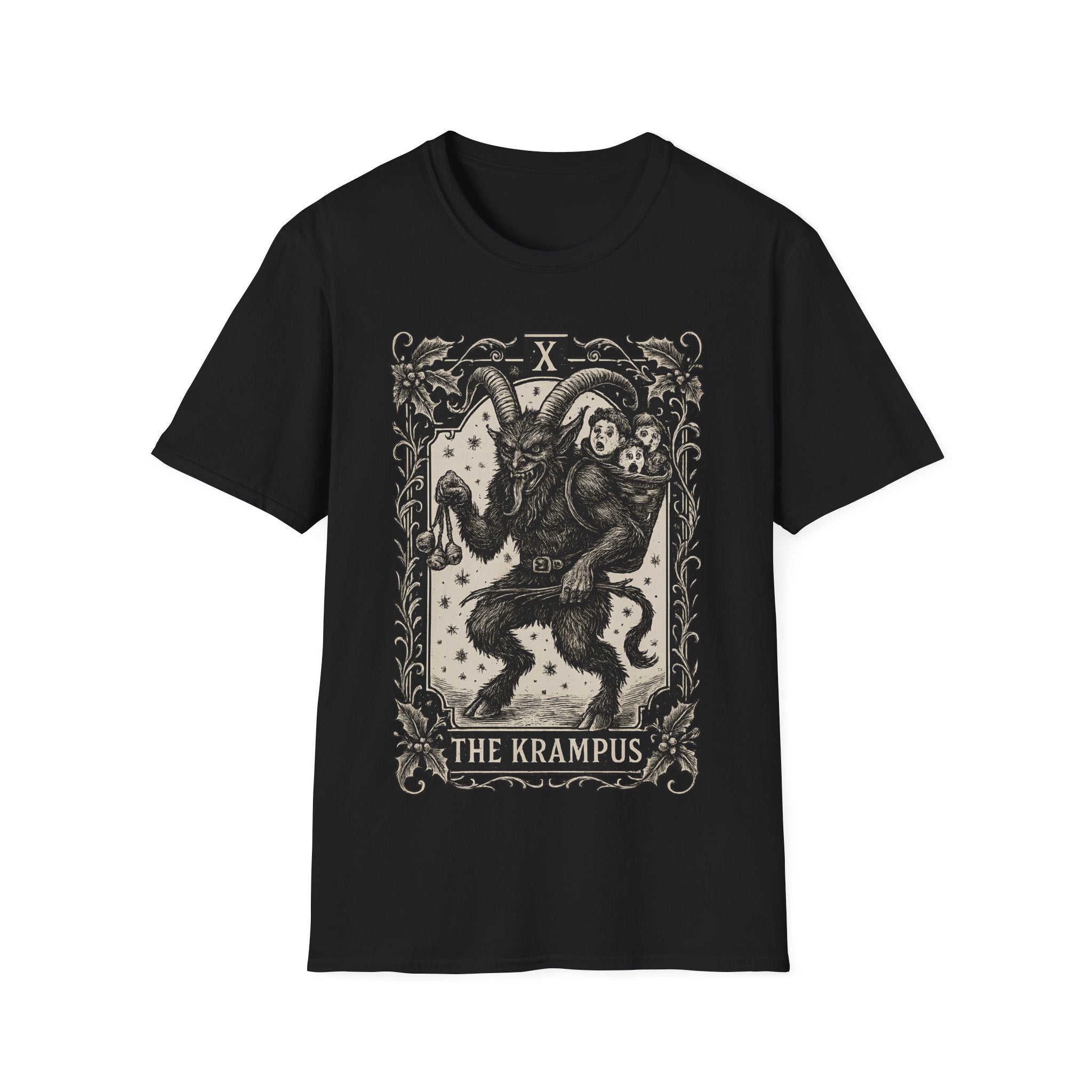 The Krampus Tarot Card T-Shirt