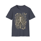 Witchcore Anatomical Ribcage Mushroom T-Shirt