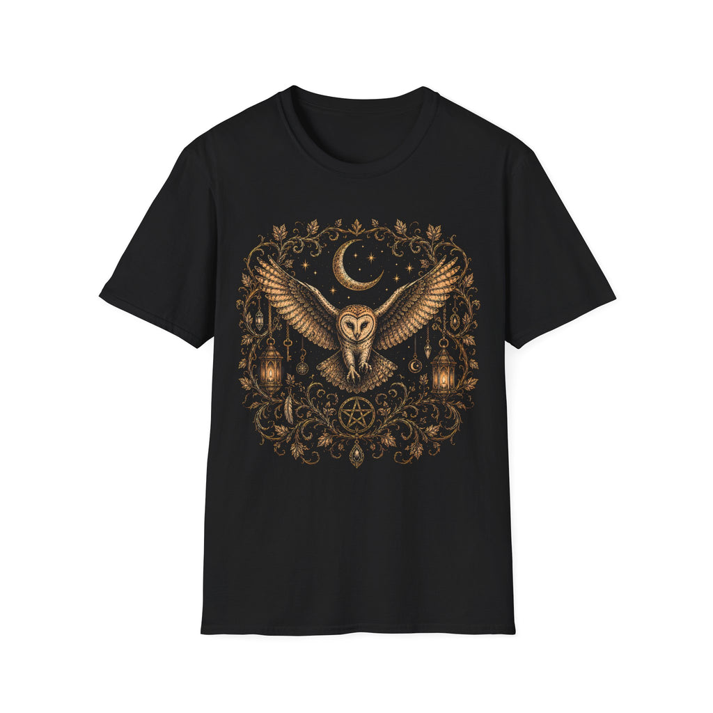 Occult Art Mystic Flying Owl T-Shirt