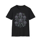 Celestial Skull Rose Bouquet T-Shirt
