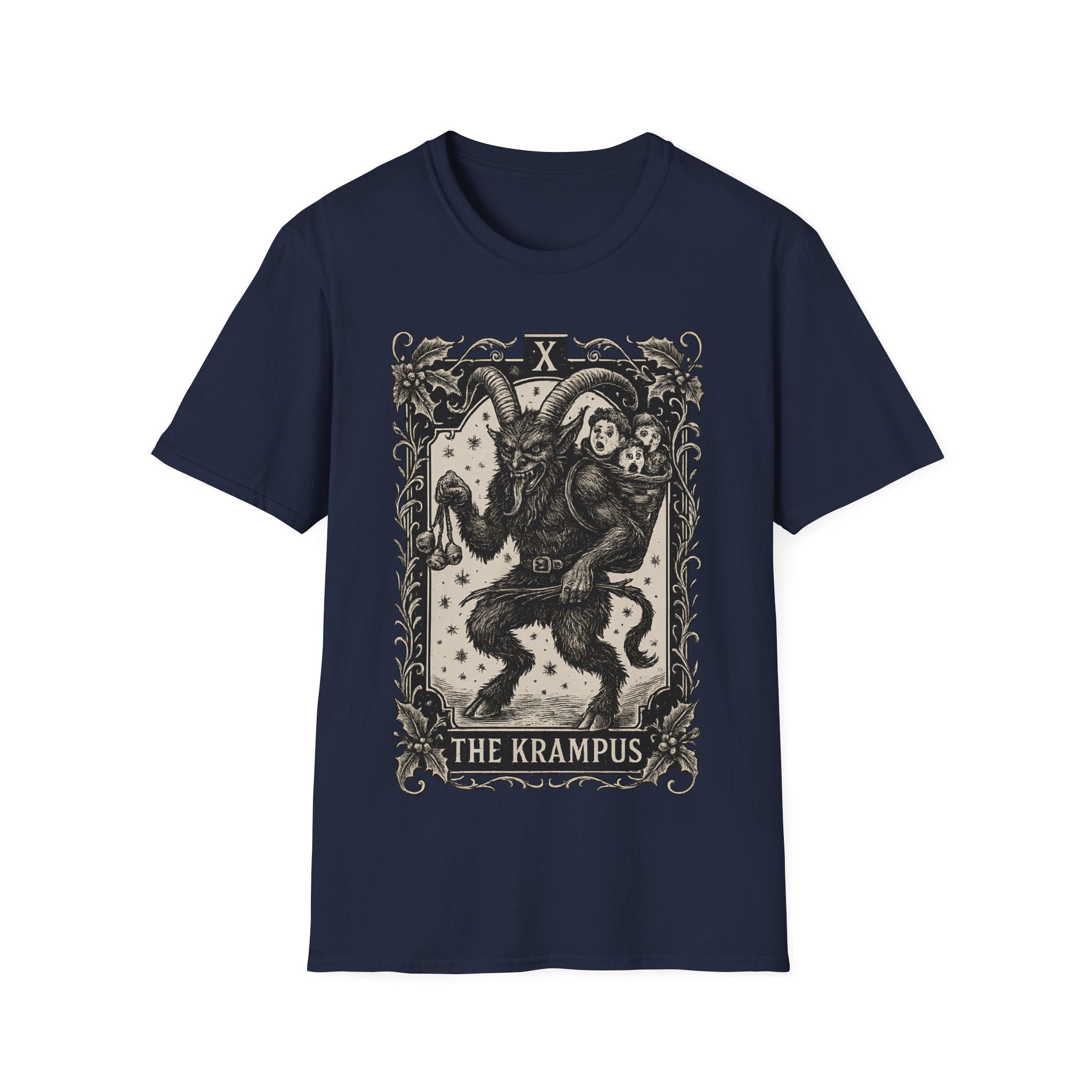The Krampus Tarot Card T-Shirt