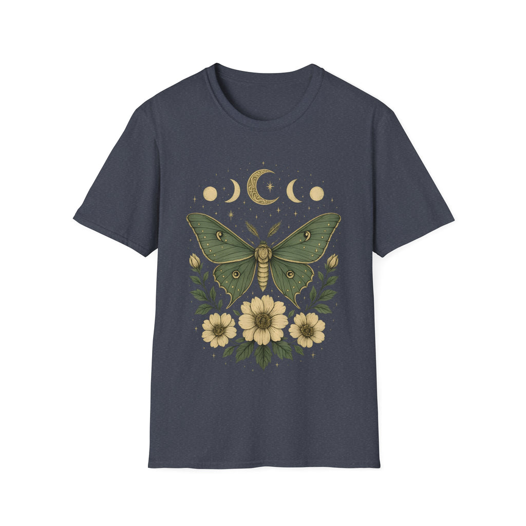 Moon Phases Celestial Luna Moth T-Shirt