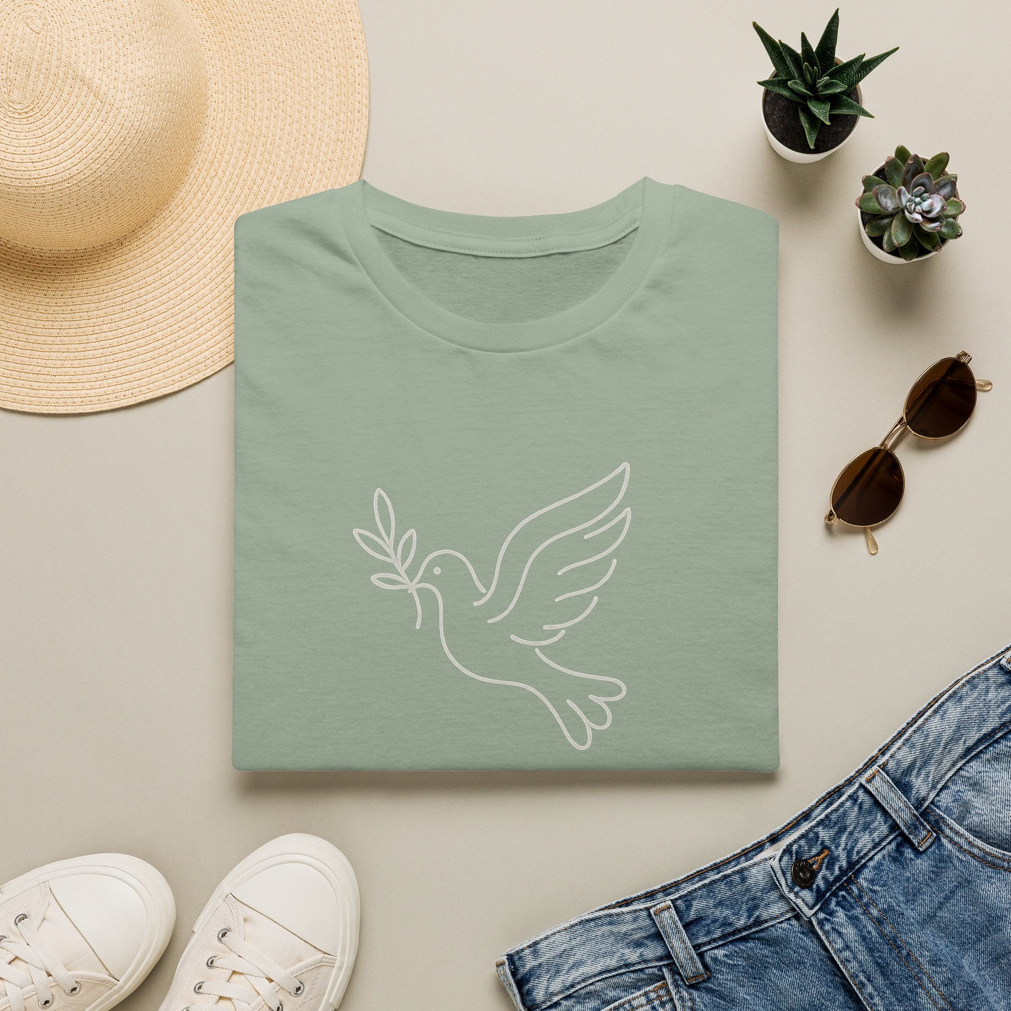 Dove with olive branch T-Shirt