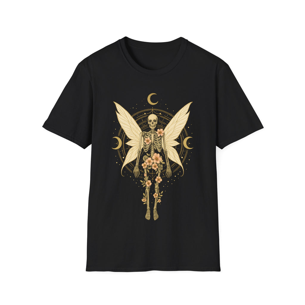 Gothic Fairycore Celestial Fairy Skeleton T-Shirt