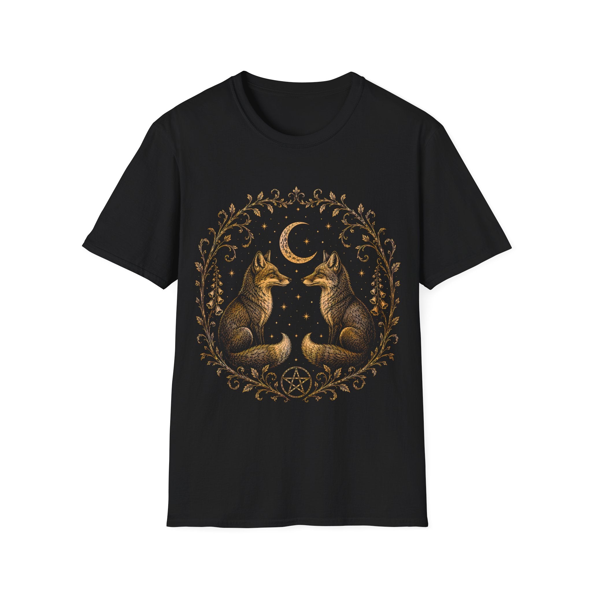 Mystical Twin Foxes T-Shirt