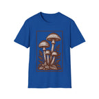 Vintage Woodland Mushroom Illustration T-Shirt