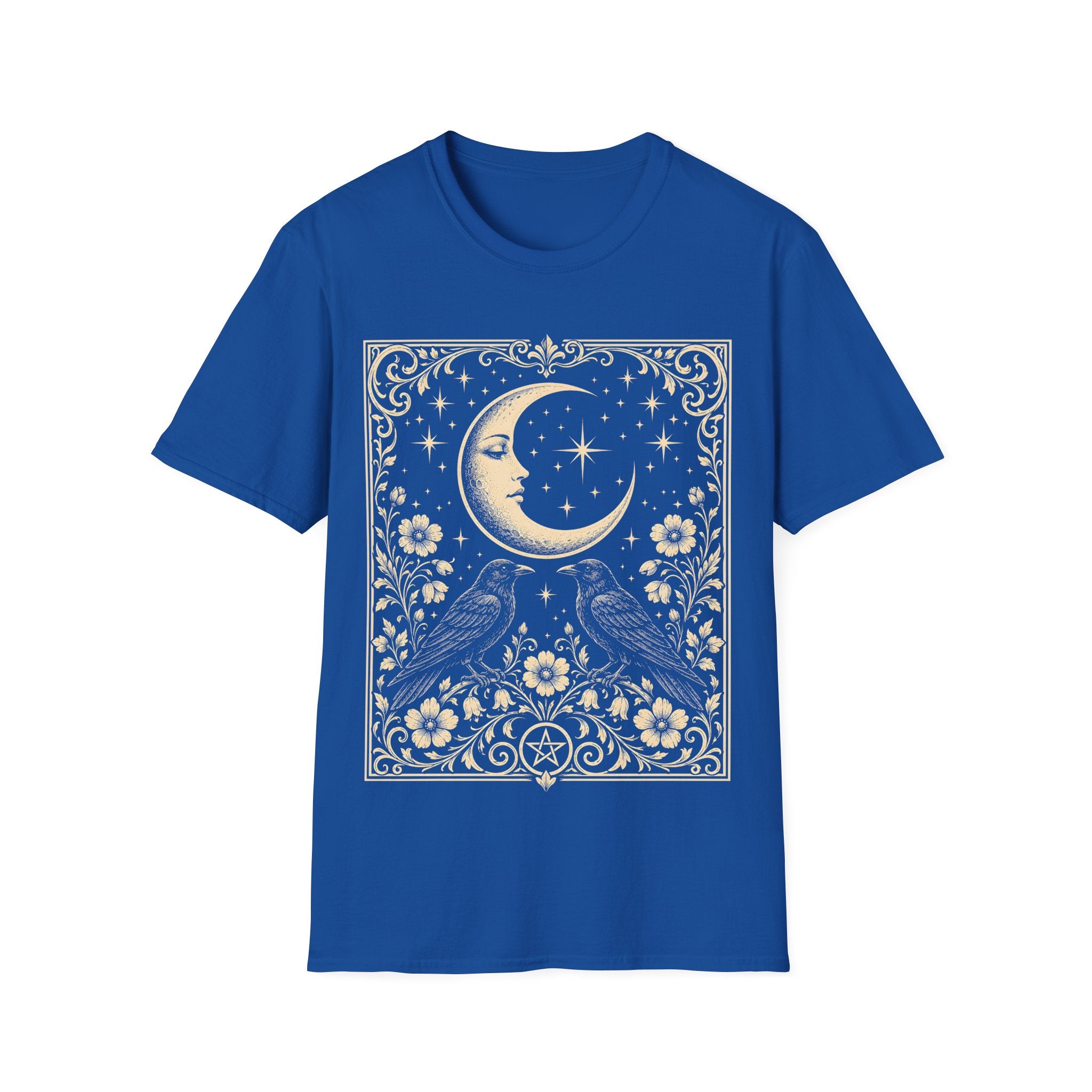Moonlit Ravens Pentacle T-Shirt