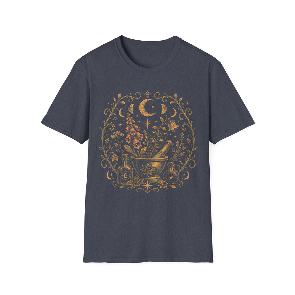 Vintage Apothecary Art Herbal Alchemy T-Shirt