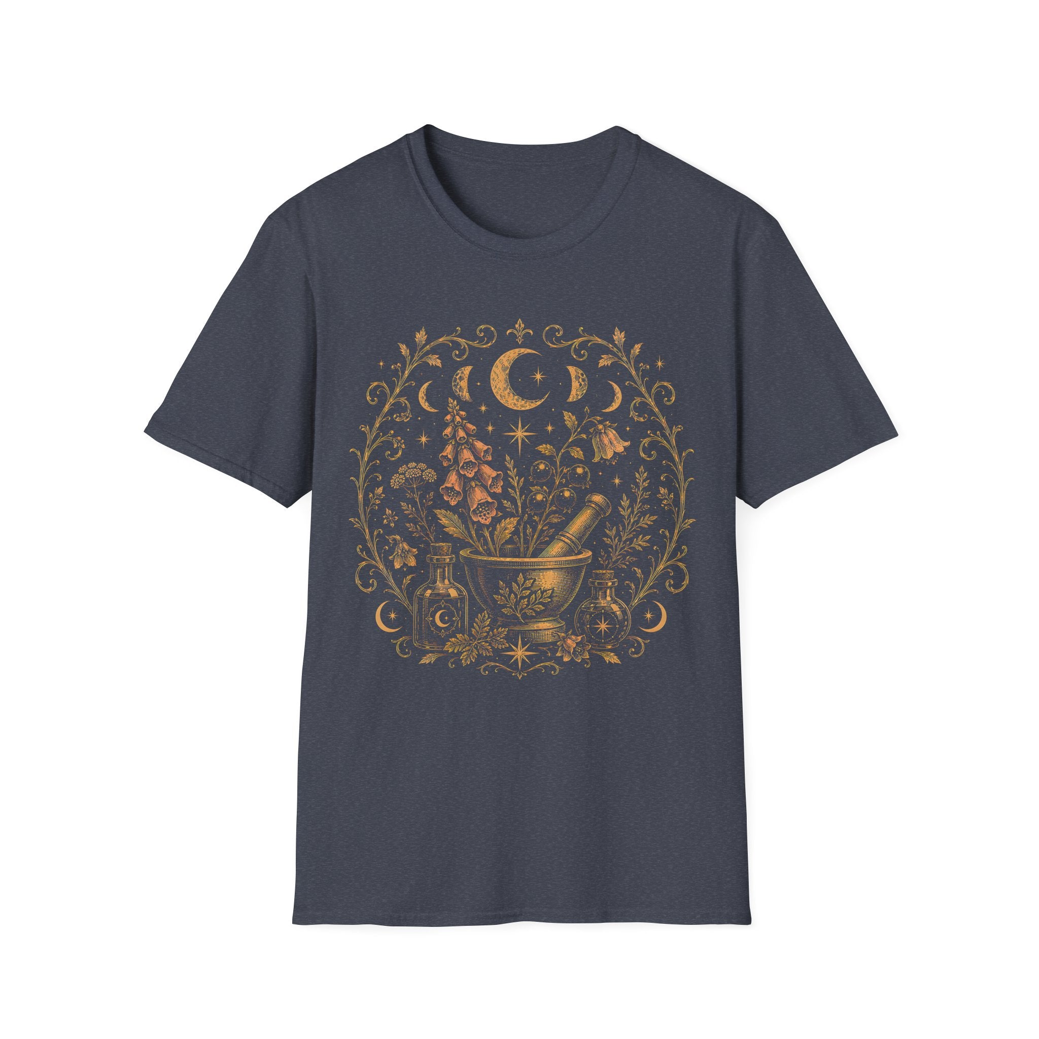 Vintage Apothecary Art Herbal Alchemy T-Shirt