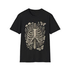 Witchcore Anatomical Ribcage Mushroom T-Shirt