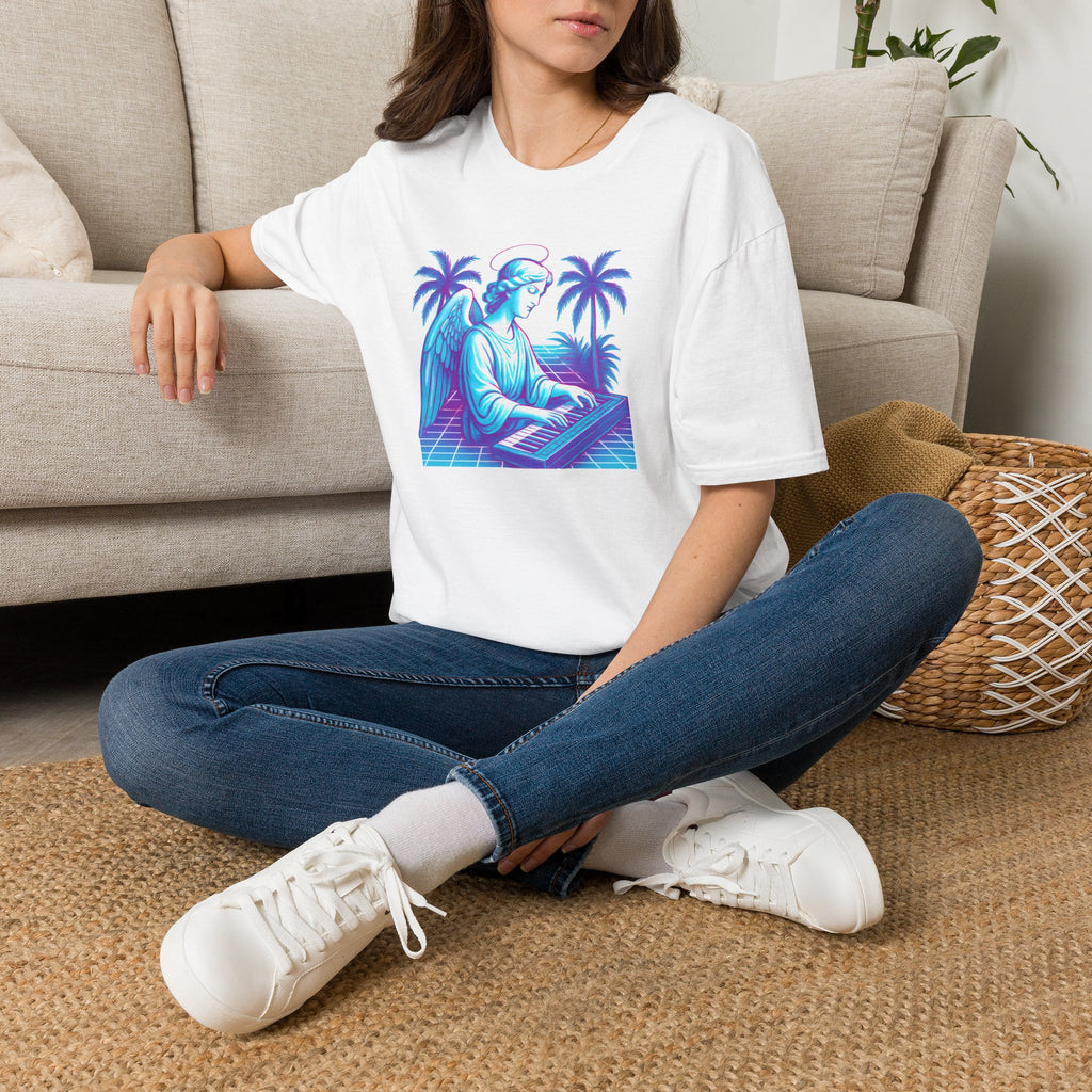 Neon Angel Pianist T-Shirt